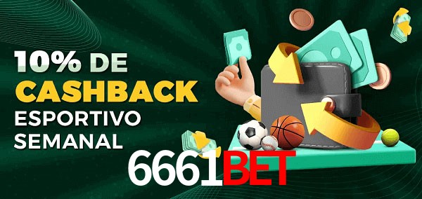 10% de bônus de cashback na 6661bet